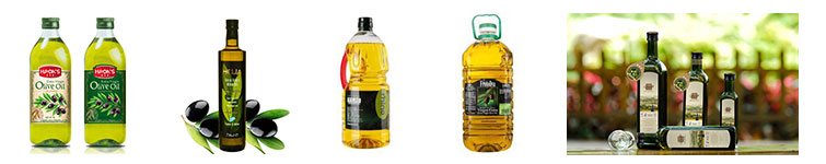 橄欖油自動(dòng)灌裝鎖蓋貼標(biāo)生產(chǎn)線，橄欖油灌裝生產(chǎn)線